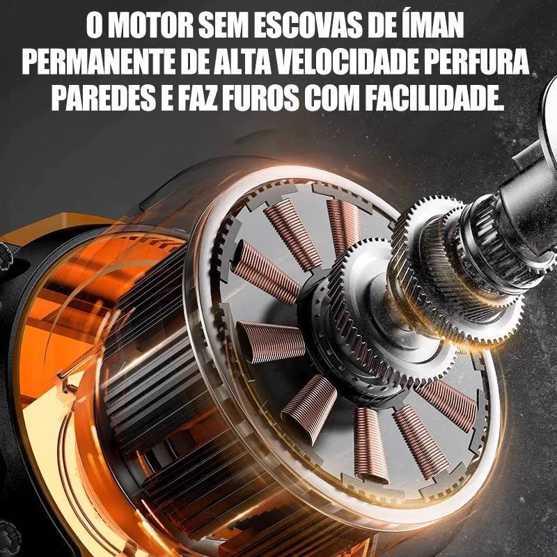 Motor sem escovas de alta potência